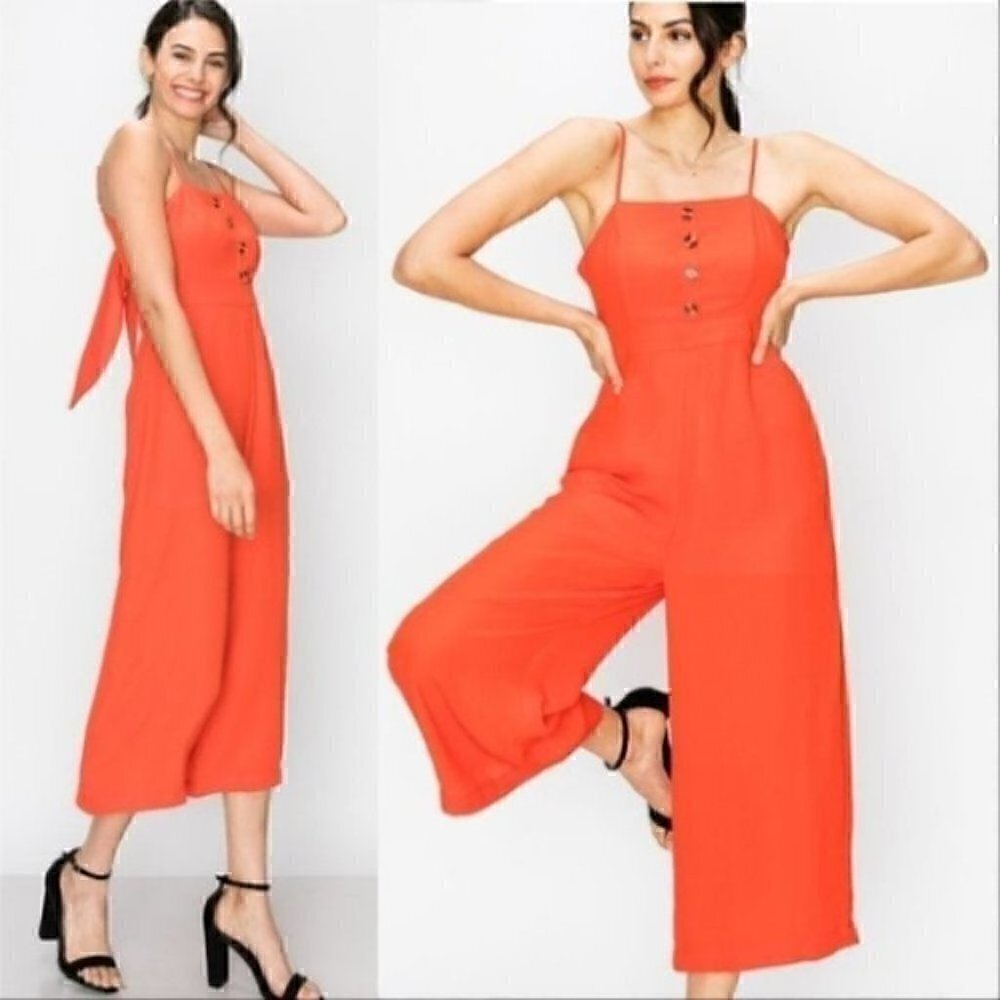Vibrant Cropped Jumpsuit